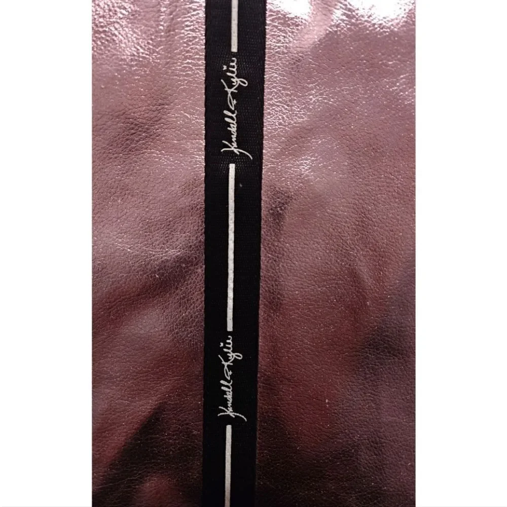 Kendall & Kylie Tote Bag/Excellent Used Condition/Fits Laptop/Pink Metallic